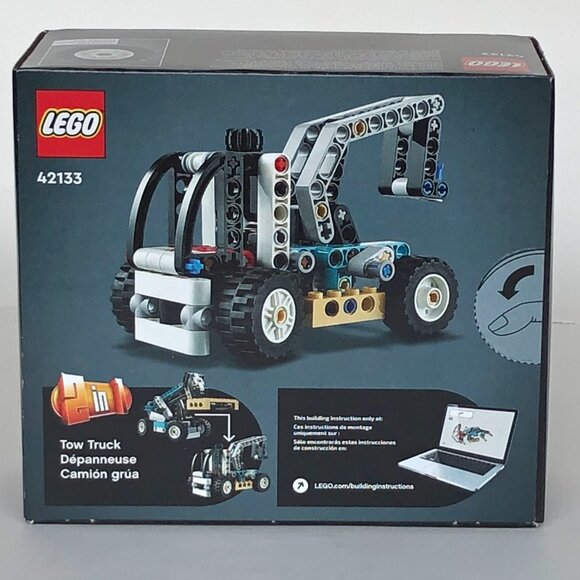 Brand New Lego Technic 2 in 1 Telehandler 42133 Forklift to Tow - Picture 7 of 8